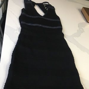 Size small black fitted dress